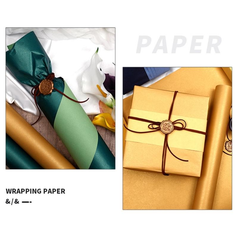 Thick Matte Wrapping Paper Durable Recyclable for Gift Wrapping 43x300 cm Large Size for Parties and Birthdays