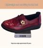 Women's Autumn Embroidered Soft Sole Non-Slip Flat Shoes - Comfortable, Breathable, Ideal for Middle-Aged and Elderly.