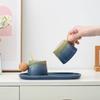 Ceramic Coffee Cup Saucer Spoon Set, Home Couple Office Drinking Water Exquisite High-Value Gift Box