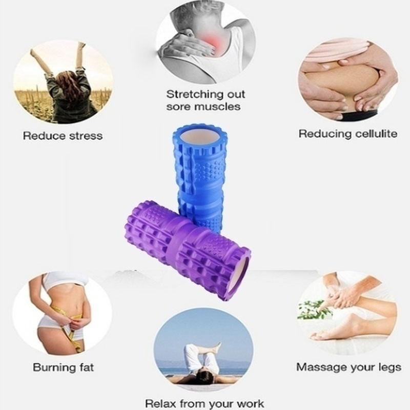Hollow Foam Massage Roller - Yoga Fitness Column for Muscle Relaxation & Exercise Support