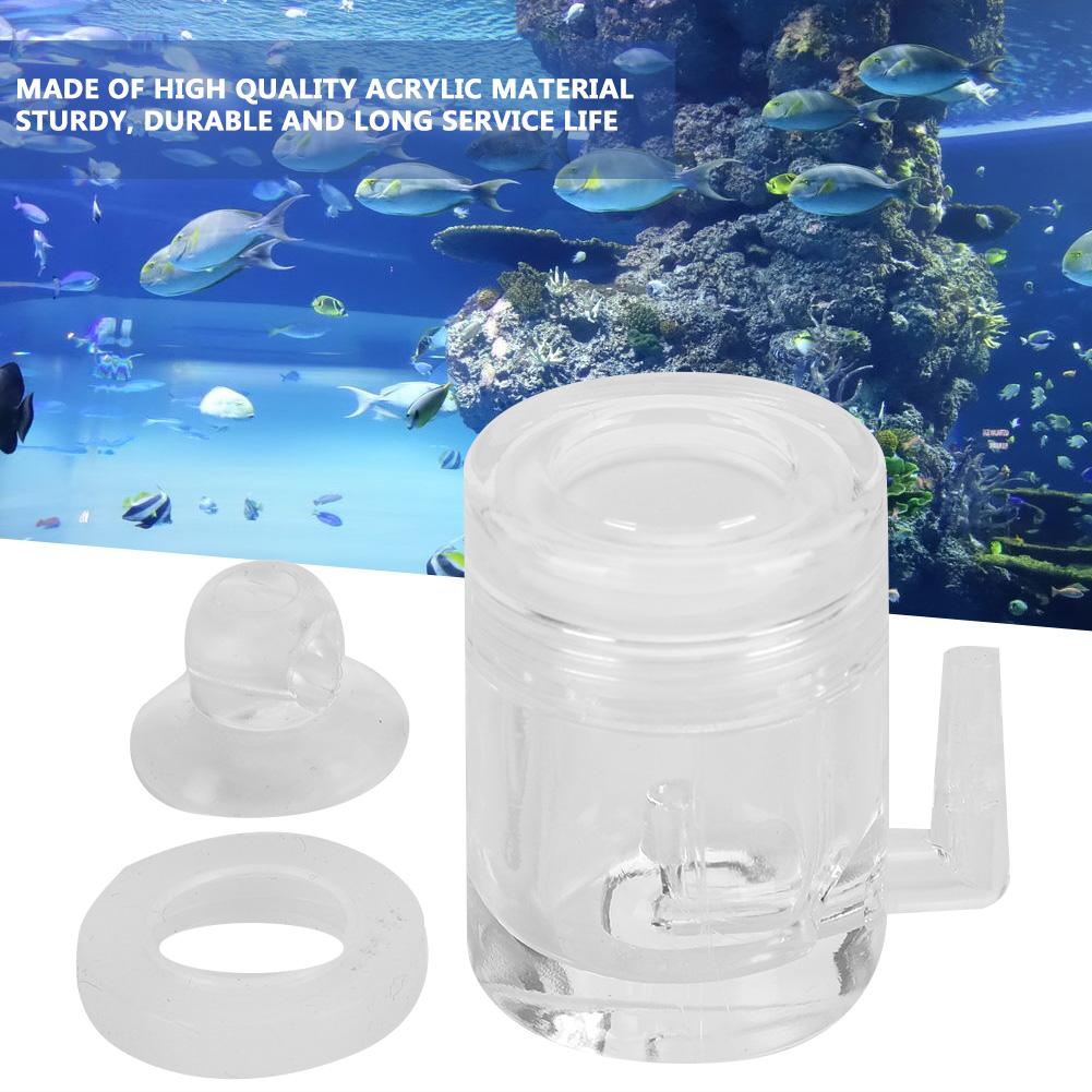 Acrylic High Transparent Aquarium Carbon Dioxide Refiner with Bubble Counter Function Water Plants CO2 Atomizer