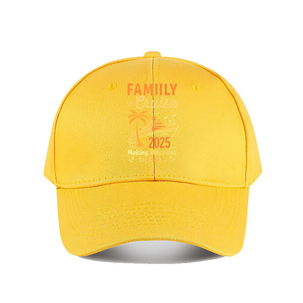 Family Cruise Graphic Baseball Cap Fashion Unisex Sunhat Womens Outdoor Sports Snapback Cap