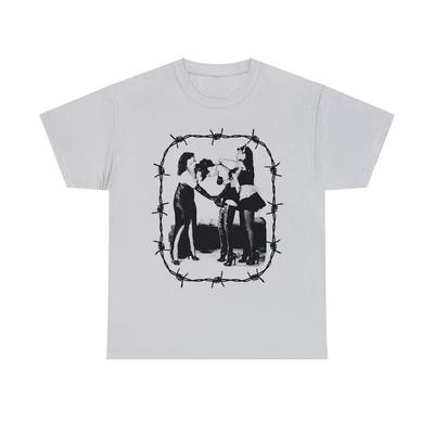 Bondage T-Shirt Vintage Goth Punk Grafik BDSM Fetisch 1960er Grunge Emo Halloween