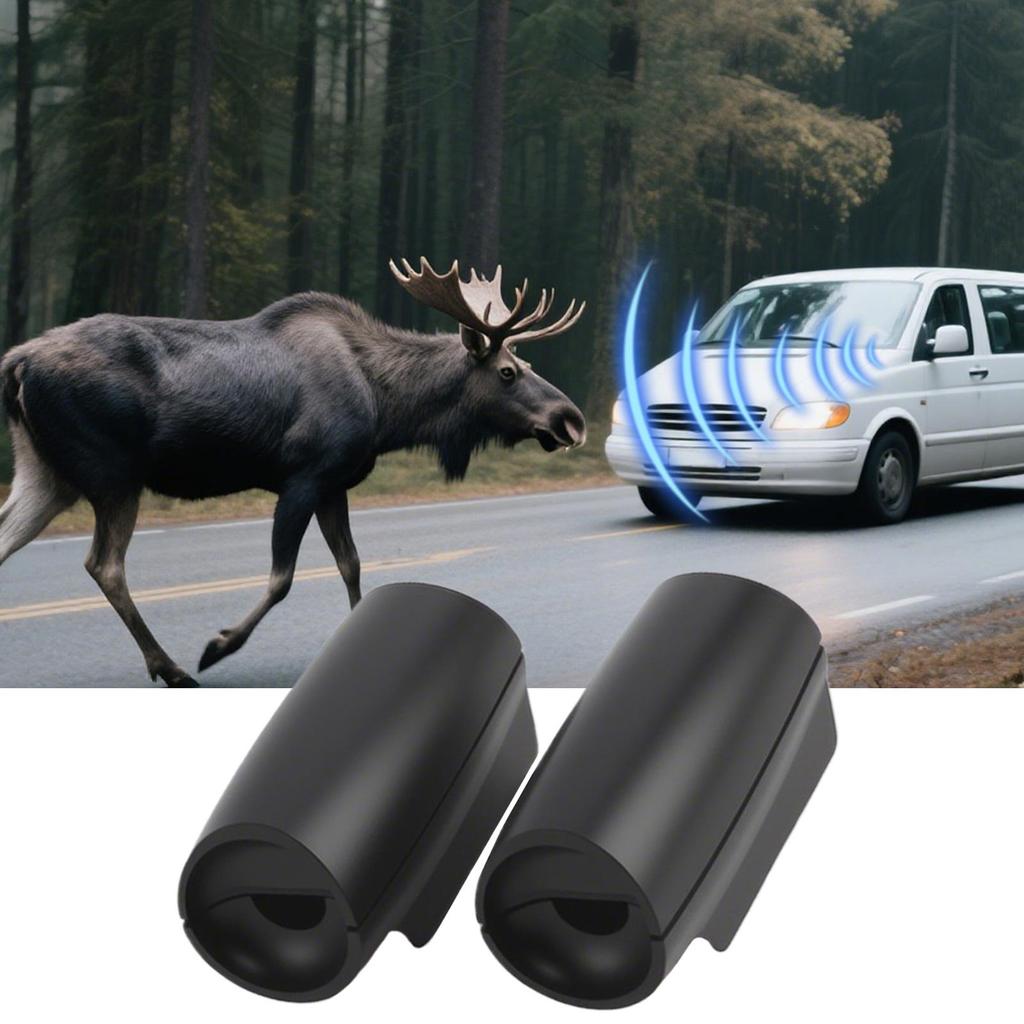 Deer Whistles For Cars 1 Pair Waterproof Horn Deer Warning Whistles Device For Night Highway Camping Road Trip Driving Commute