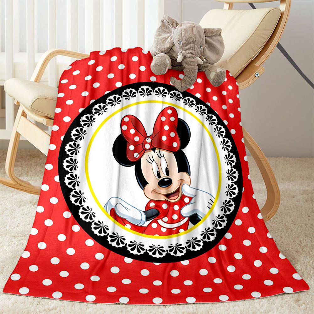 Christmas Mickey Mouse Blanket Gift Blanket Warmthful Decor Suitable for Sofa Couch Office Bed Picnics Design Gifts Friends Y15
