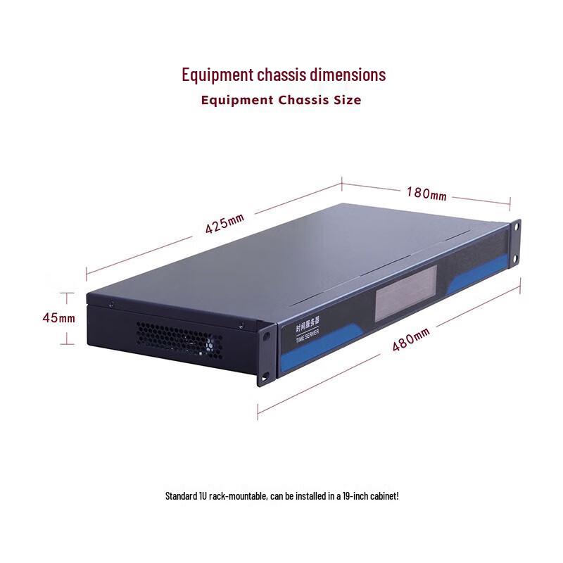 MORLINK Enterprise NTP Time Server with Dual Network Ports