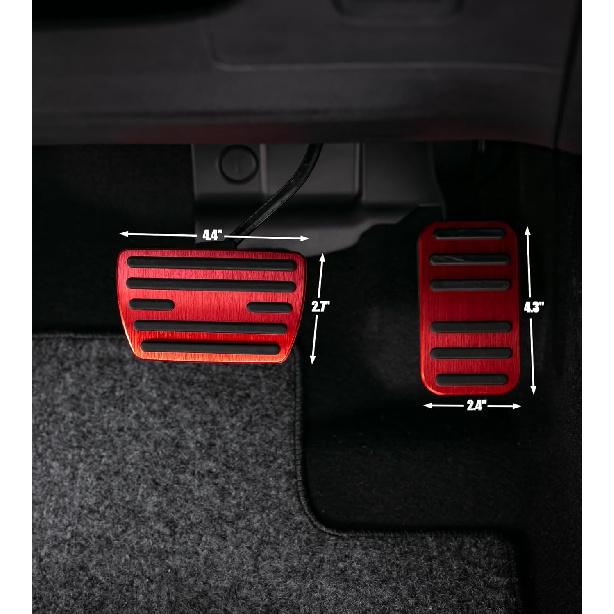 CKE Compatible With Honda Civic CRV Odyssey Pilot Passport Ridgeline Ight Accessories Sporty Car Pedals Foot Pedal Covers Brake And Accelerator Pedal