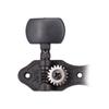 1 Pair 1:18 Black Classical Guitar Tuners Machine Heads Tuning Key Pegs for Classical Guitar or Flamenco Guitar