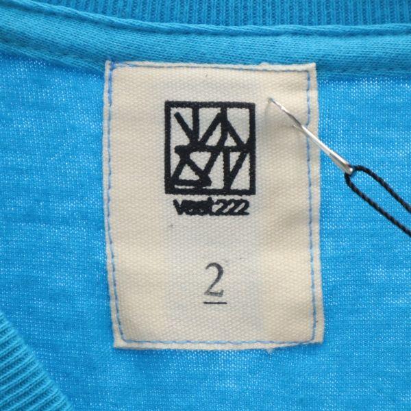 unused VAST222 19ss made in Japan Print Long sleeve sweat trainer Men's Used