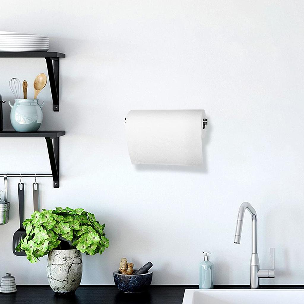 Magnetic Towel 304 Stainless Steel Towel Kitchen Paper for and Washbasin Storage Rack, Hanger, Holder, Strong, Stylish, Bathroom, Shower, (30cm -
