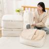 Ultra Space Saving Self Compression Organizer Comforter Storage Bag for Clothes Blankets Pillows Duvet Comforters Bedding
