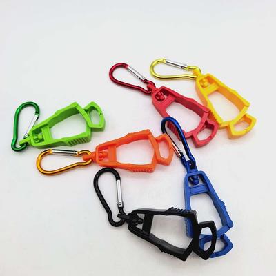 Mehrfarbiger Anti-Verlust-Handschuh- und Mützenclip mit Karabinerhaken für die Arbeit im Freien