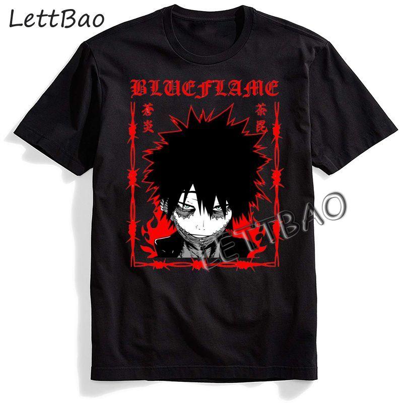 Fashion Harajuku Anime My Hero Academia Tshirt Men T Shirts Hip Hop Streetwear Summer Tops Japanese