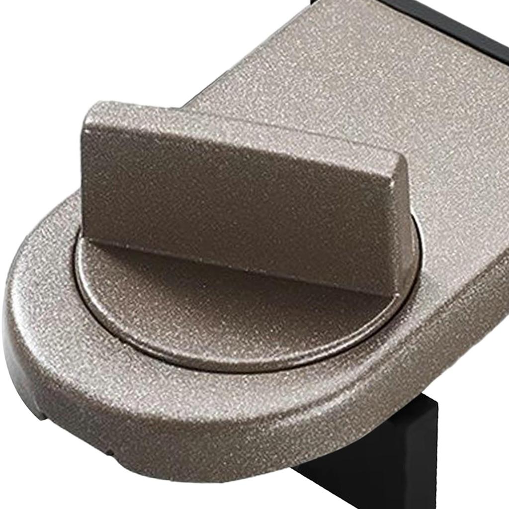 Sliding Door Lock Limiter Iron Rubber Window Lock Holder Child Protection Hardware for Plastic Windows