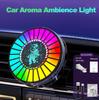 Smart LED Car Air Freshener - App-Controlled Aromatherapy Diffuser with 100 Light Modes & Astronaut Design