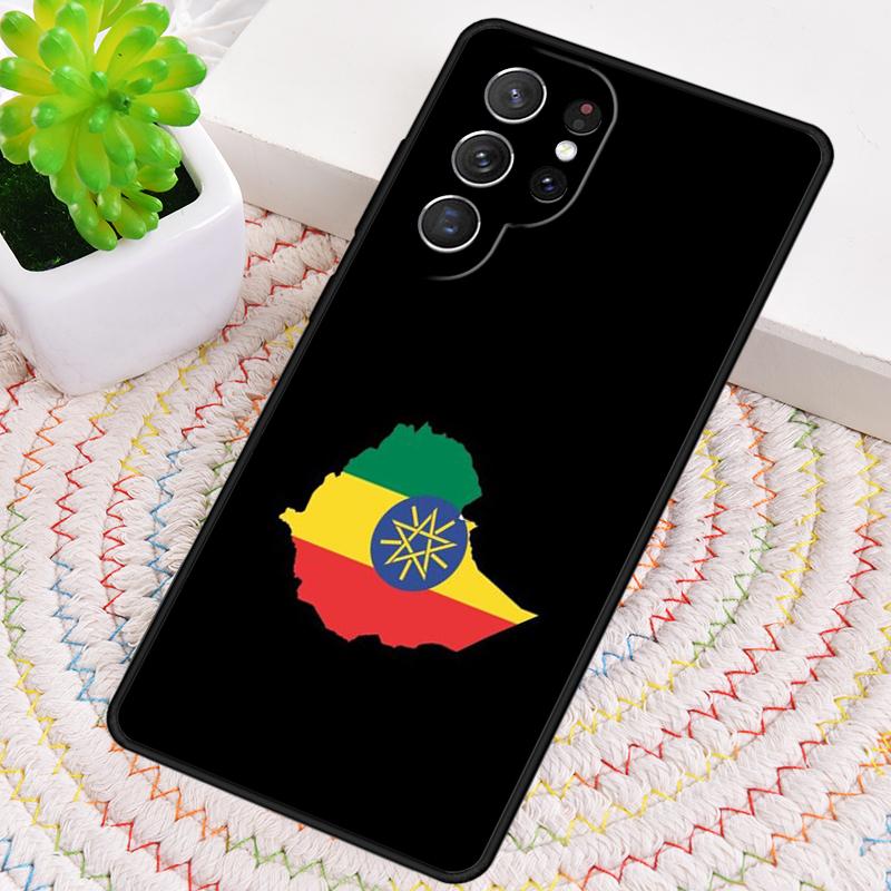 Ethiopia Flag Phone Case for Samsung Galaxy note 10 pro S26 Ultra S23 S24 FE S25 S21 S22 PLUS shockproof Cove