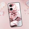 Elegant Pink Purple Peony Flower For Realme 9 10 11 12 Pro Plus GT5 GT Neo5 C21Y C25s C30 C31 C33 C35 C51 C53 C67 C55 Case