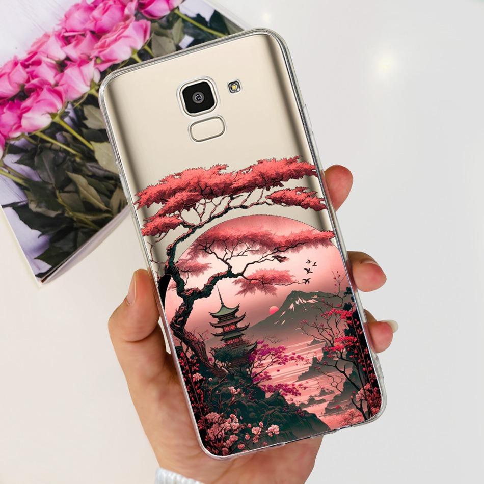 For Samsung Galaxy J6 J6+ 2018 Phone Case Samsung J 6 J6 Plus SM-J600F J610G Fashion Cool Pattern Soft Silicone TPU Cases