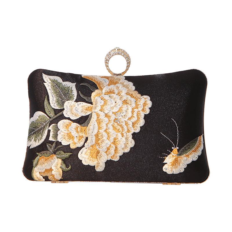 Zijden Geborduurde Avond Clutch: Retro Qipao Handtas voor Dames – 2026 Editie