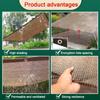 1PC Heavy-Duty Heatproof Shade Net Coffee Colored Sunshade Net Gardens and Patios High-Temperature Resistant Sun Protection Mesh