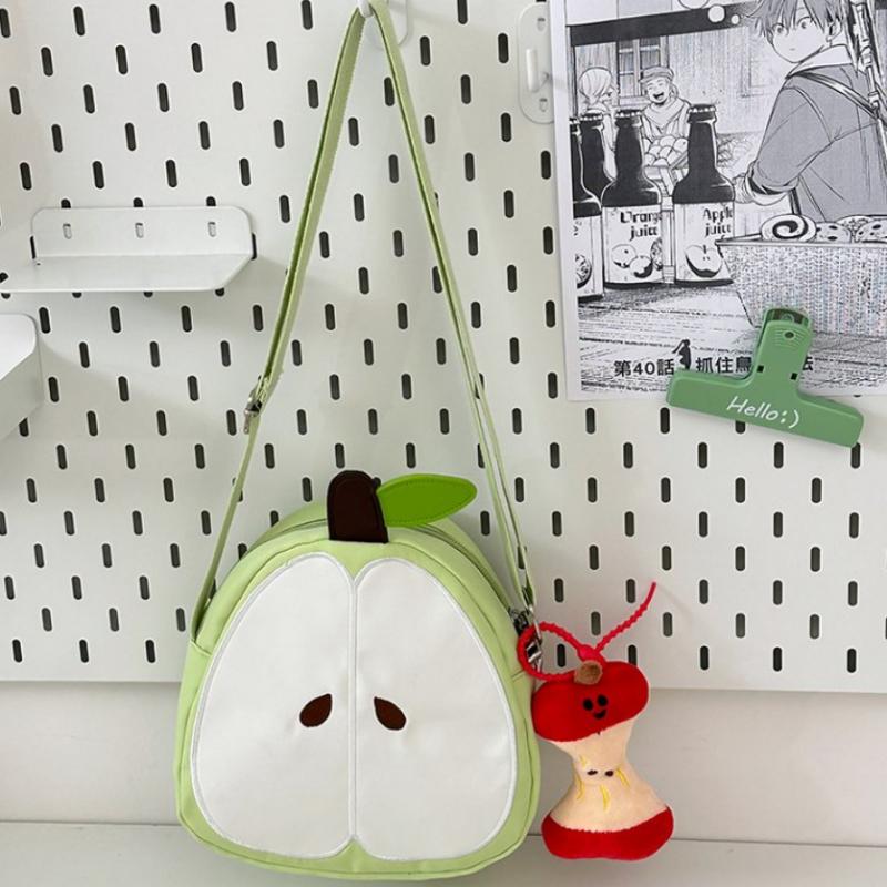 Nyl Jablko Tvar Sladké Crossbody Tašky 2026 Značka Jaro Patchwork Dámská Taška Přes Rameno Designový Smysl Velká Kapacita Dámské Tašky