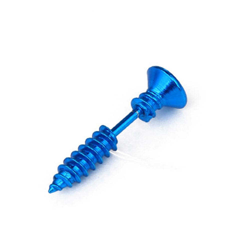 Unisex Edelstahl Piercing Nagel Schraube Ohrstecker Punk Ohrpiercings Modeschmuck