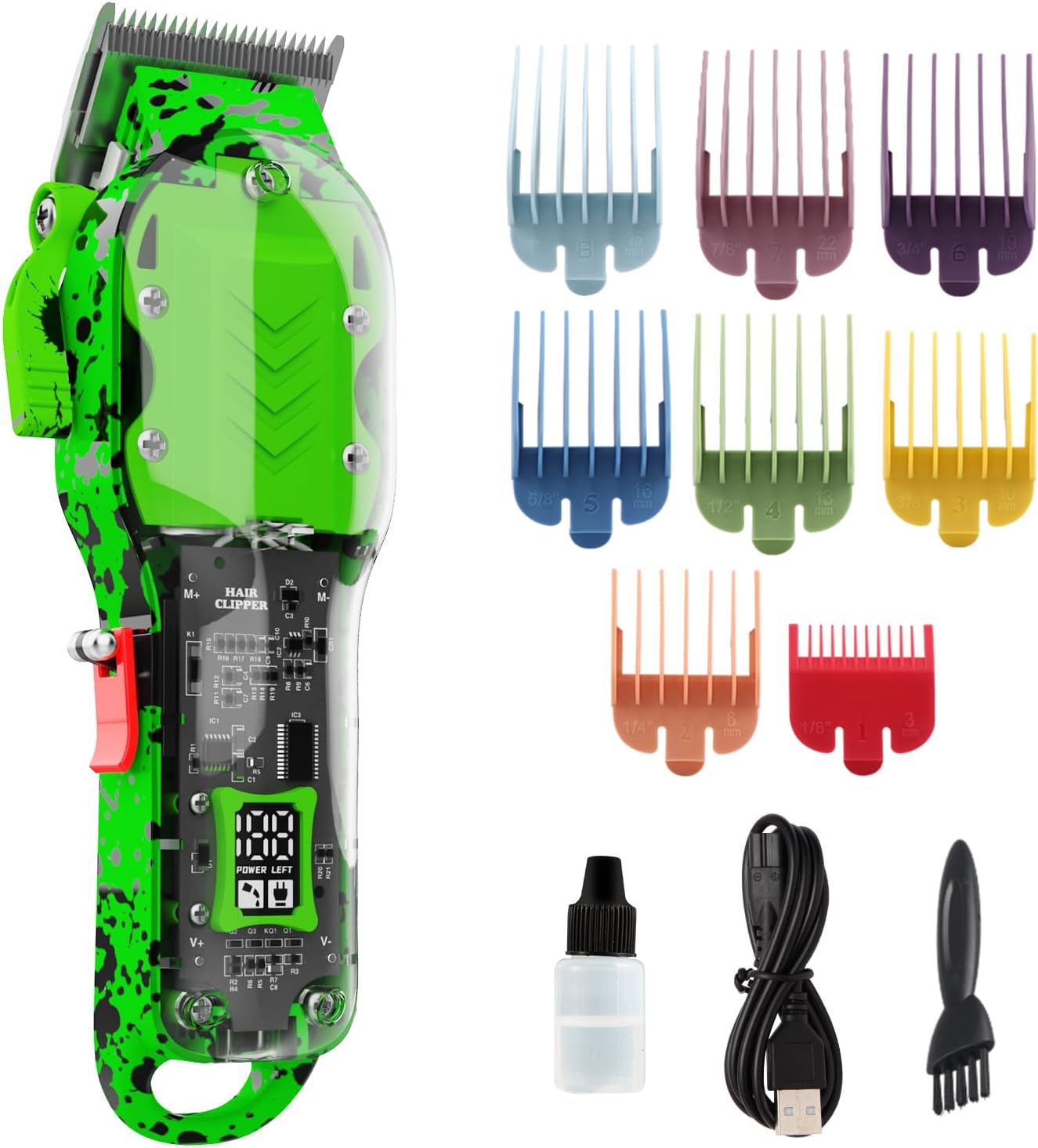 

Clippers for Men, Cordless Barber kit for Hair Cutting & Grooming, Hair Clippers Set for Barber Haircut United States