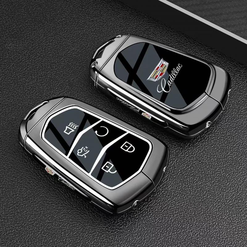 Cadillac Key Case: Compatible with XT5, CT4, CT5, GT4, XT4, IQ, CT6, and XT6 Models.