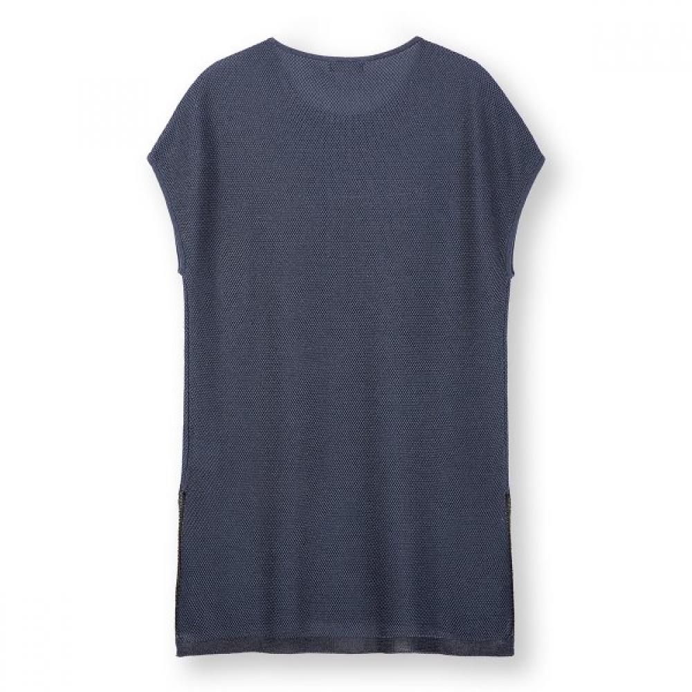 FURINA Sparkling Honey Hive Cap Sleeve Round Knit