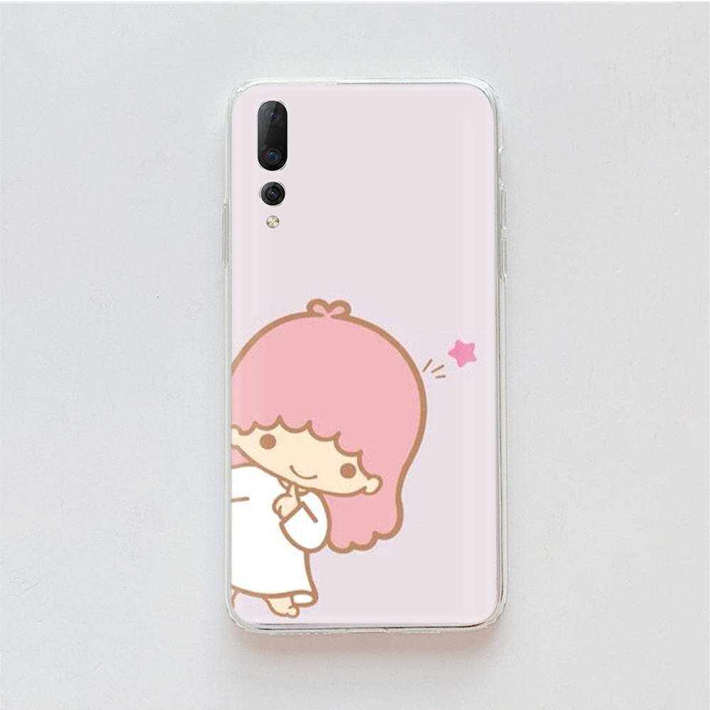 Transparente Hülle für Samsung A04 A14 A23 M33 M53 Realme 10 9 C35 C55 VIVO X80 Infinix Hot 30 Note 11 Tecno Spark 8P Pro L-30 Little Twin Stars