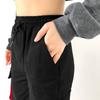 2024 Spring Autumn Harem Casual Women's Pants Streetwear Cotton Ribbons Joggers Ankle Length Cargo Pants For Girls