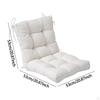 Chair Cushion Pad Lightweight Solid Color High Back Seat Rocking for Kitchen Indoor