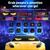 2PCS LED Eyes For Car Windshield, 13.7"X4" Devil Eyes Light For Cars, Programmable Soft Screen LED Sign With APP Control And Remote Controller