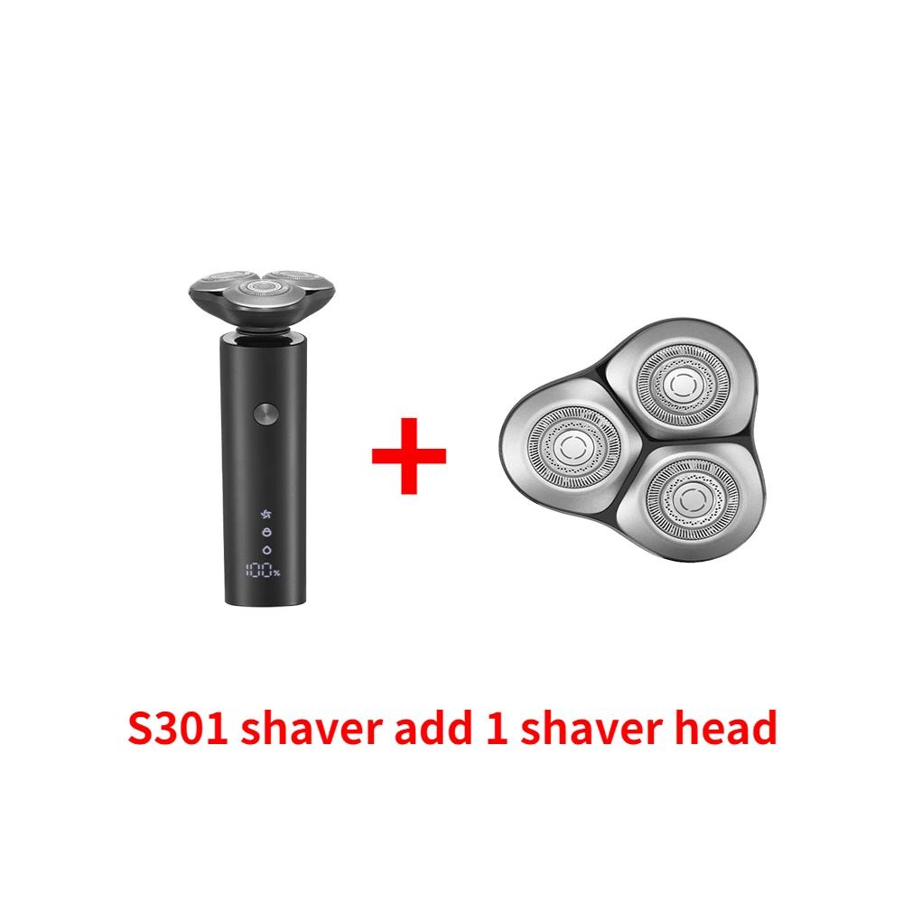 

Электробритвы S301 Мужская Портативная Бритва Триммер для Бороды IPX7 Водонепроницаемый Моющийся Триммер Лезвие Перезаряжаемая Безопасная Бритва