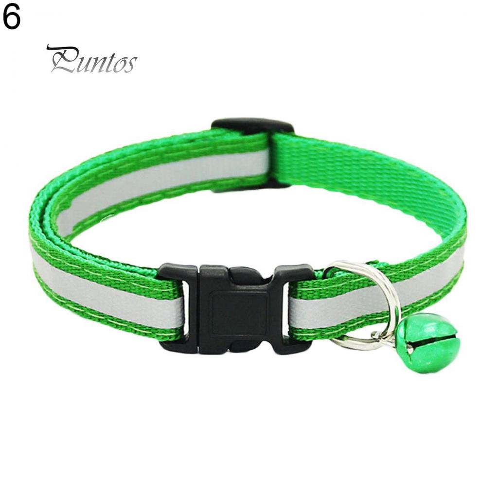 Pet Puppy Reflective Collar Buckle Neck Strap