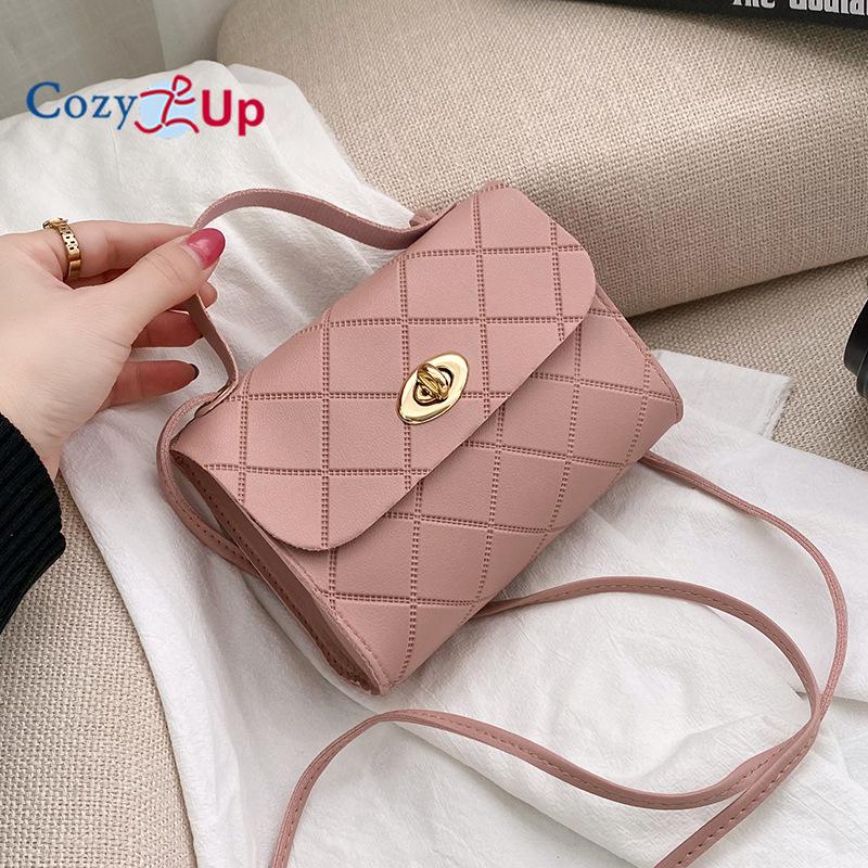 Cozy Up Lingge Bag Embossed Mobile Phone Bag, Portable Small Bag, Mini Women's Bag