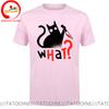 Novelty Murder Cat Bloody Knife What T Shirt Unisex Funny Humor Black Cats Tshirt Boys Fashion Casual Tee Shirt Summer Clothing