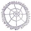 1Pcs Women Hair Accessories Vintage Hollow Mesh Tassel Cap Headpiece Bohemian Rhinestone Head Chain Hat Dance Perform Jewelry