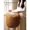 High-Value Waterproof Woven Rattan Laundry Basket for Bedroom and Bathroom