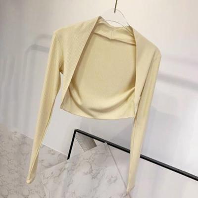 Yousheng Sunscreen Clothing Solid Color Long Sleeve Slim Fit Sun Protection Jacket Versatile Solid Color Dance Yoga Suit
