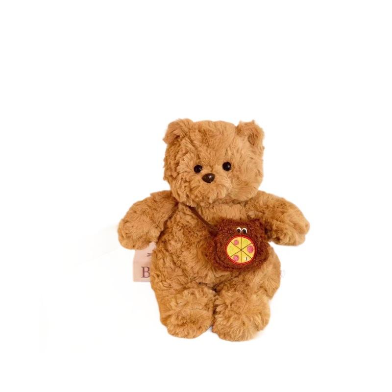 Cute Dole Bear Strap Skirt Doll Plush Toy Cartoon Clothes Bear Accompaniment Doll Gifts for Children