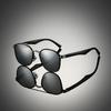 Unpolarisierte Mode Doppelsteg Oval Beschichtung Lichtblockierende Sonnenbrille Herren Damen High Definition Sonnenschutz Brille