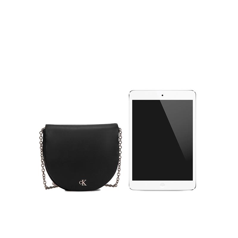 New CALVIN KLEIN Synthetic Material Crossbody Bags Women's Space Black DP1705-001