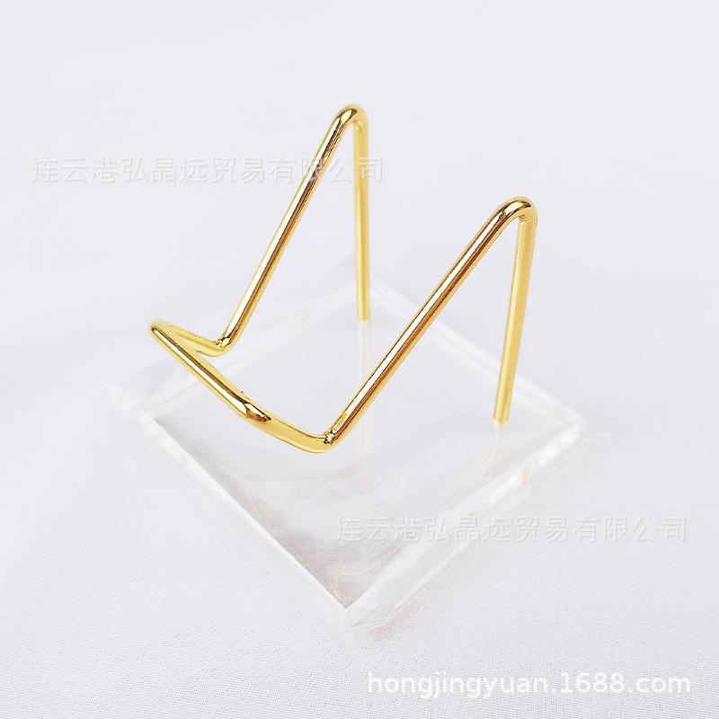Acrylic Transparent Mineral Specimen Display Stand for Crystals and Raw Stones