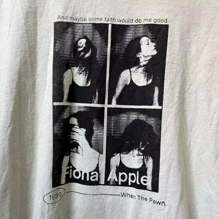 Fiona Apple Shirt, 1999 When The Pawn Fiona Apple White T-shirt Unisex T-Shirt XXXXL