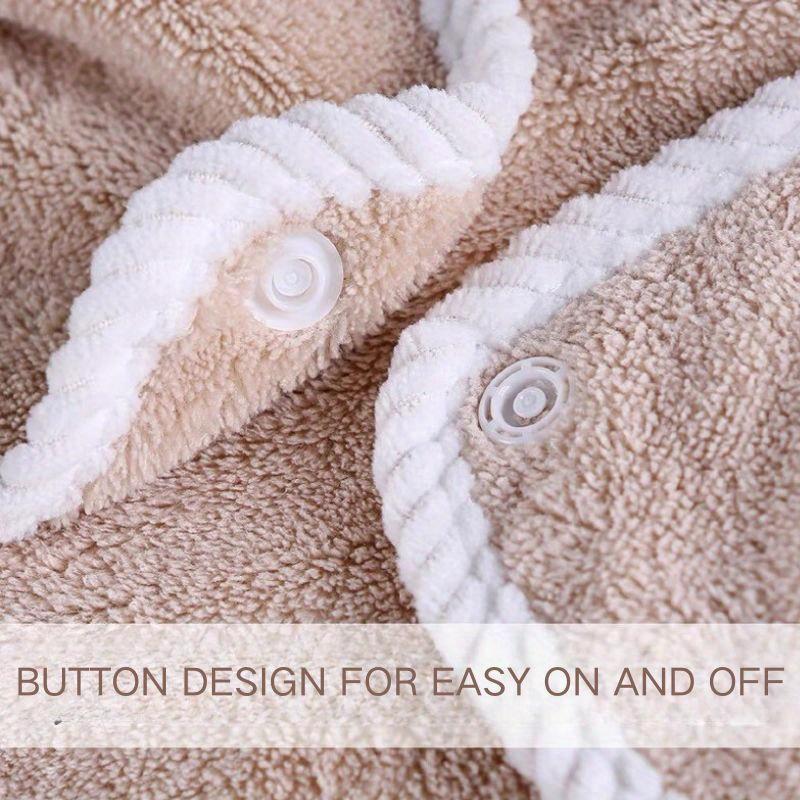 Ultra-Soft Coral Fleece Women's Bathrobe - Hypoallergenic, Perfect for Spa, Pool, Gym, Travel & Home Use