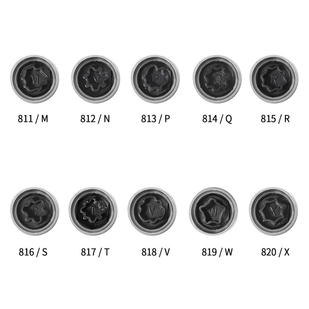 Anti-theft Screw Socket Wrench Tool Security Master Locking Wheel Nut Key 820 / X 17mm Socket