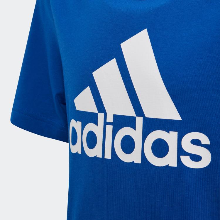 Adidas T Shirt Blue White Children Aged 3 7 Years Old ED6491