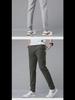 Men's Four-Season Ice Silk Quick-Dry Casual Pants - Straight, Loose, Elastic Sports Trousers