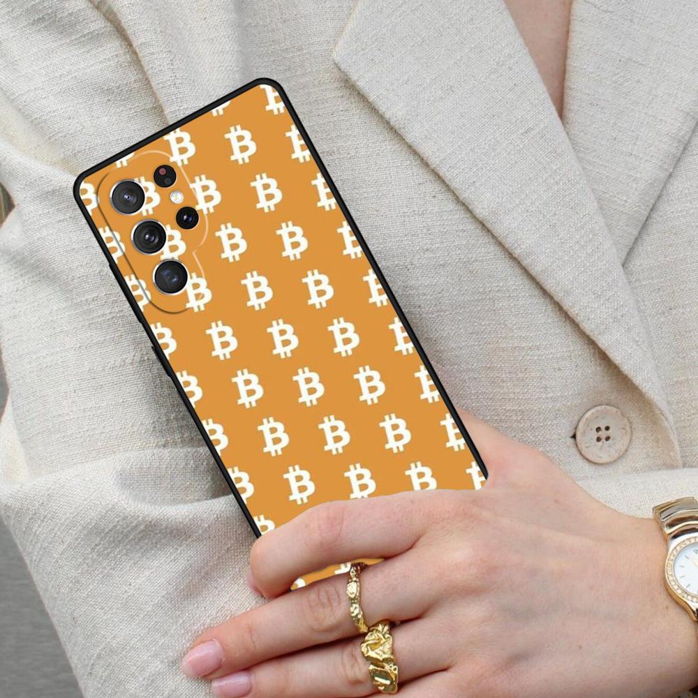 Bitcoin BTC SOFT Cell Phone Case for Samsung Galaxy S26 Ultra S25 S24 S23 S22 S21 S20 Note10 Cover